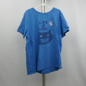 life is good blue tee